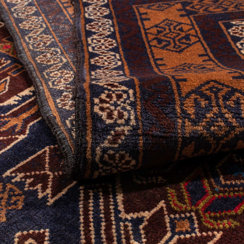 Alfombra de pasillo Alfombra Belutsch - 184 x 107 cm - azul oscuro