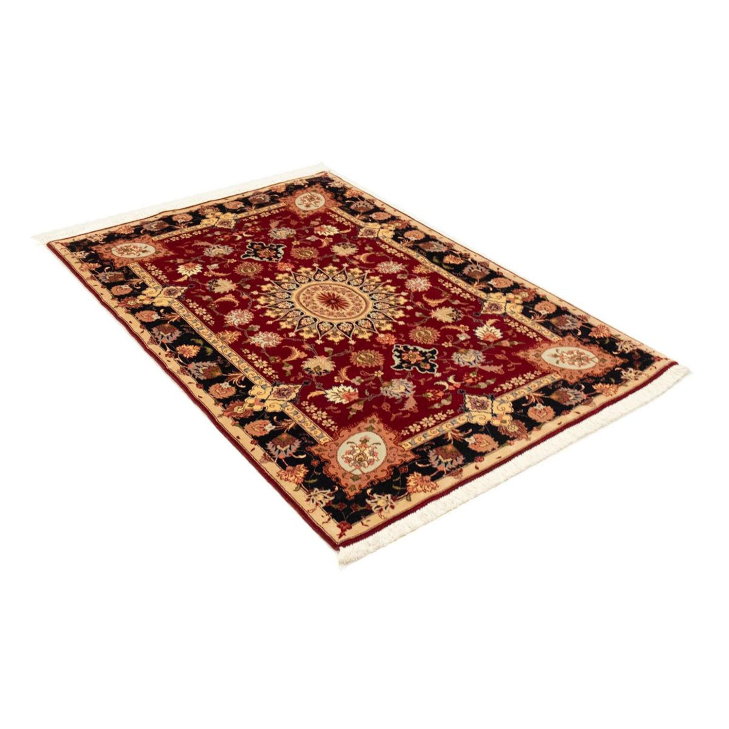 Alfombra Persa - Tabriz - Real - 150 x 101 cm - rojo