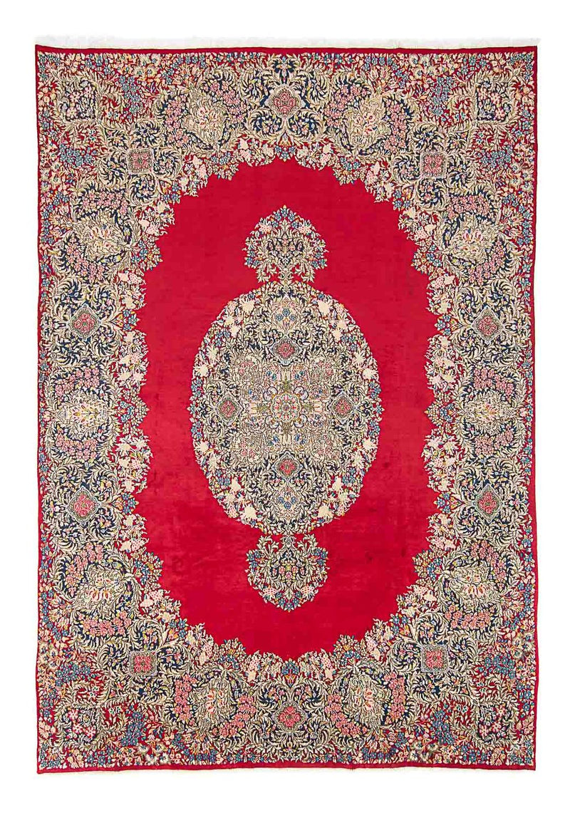 Alfombra persa - Real - 390 x 271 cm - rojo
