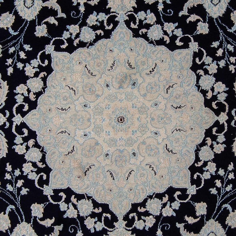 Alfombra persa - Nain - 352 x 253 cm - azul oscuro