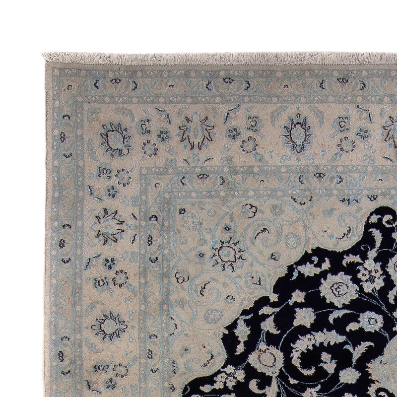 Alfombra persa - Nain - 352 x 253 cm - azul oscuro