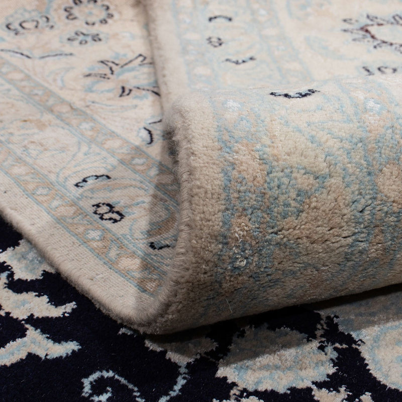Alfombra persa - Nain - 352 x 253 cm - azul oscuro