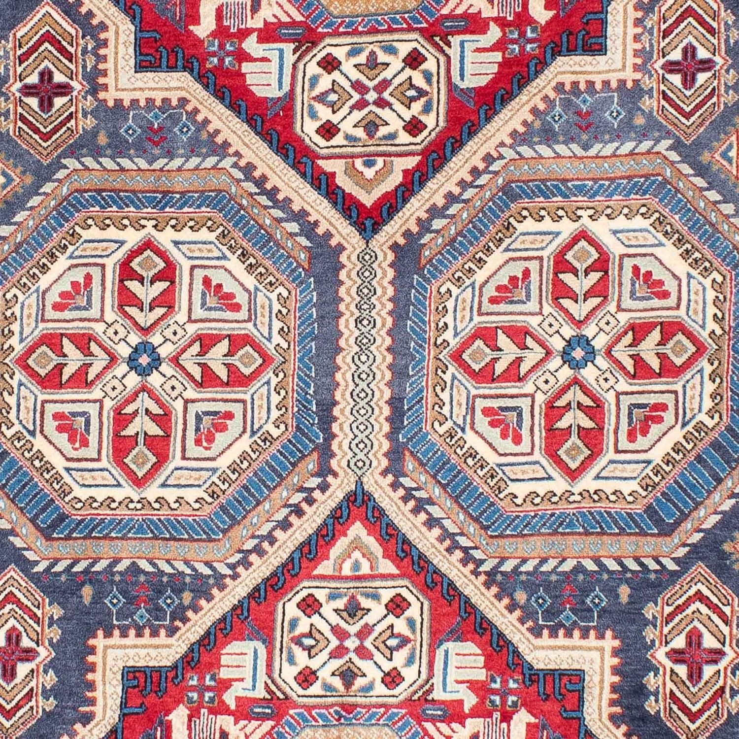 Alfombra Gabbeh - Persa Kashkuli - 230 x 148 cm - azul oscuro