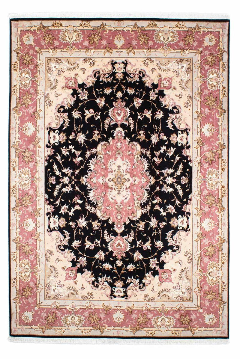 Alfombra Persa - Tabriz - Real - 243 x 168 cm - azul oscuro