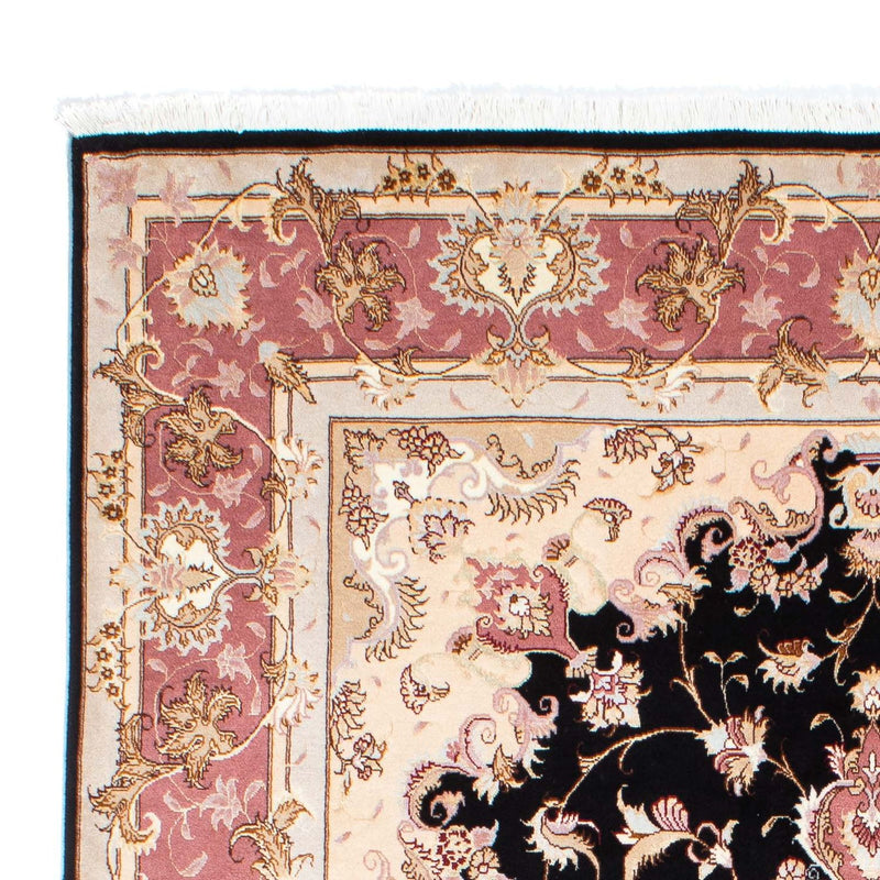 Alfombra Persa - Tabriz - Real - 243 x 168 cm - azul oscuro