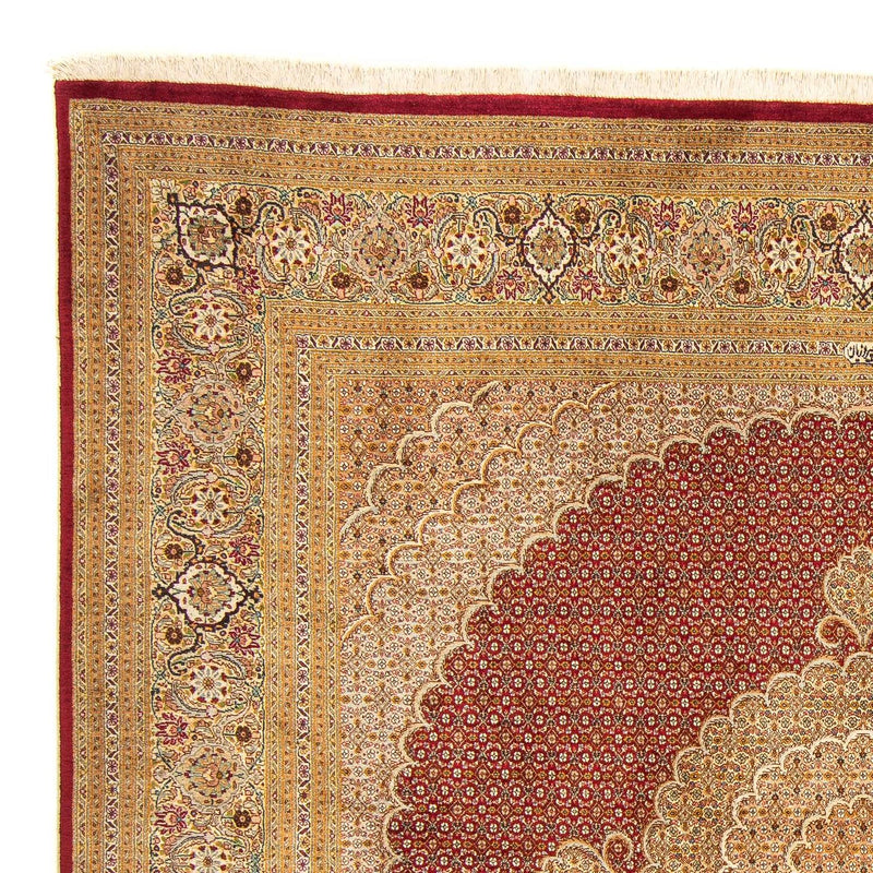 Alfombra persa - Tabriz cuadrado  - 251 x 247 cm - rojo oscuro
