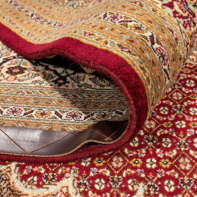 Alfombra persa - Tabriz cuadrado  - 251 x 247 cm - rojo oscuro