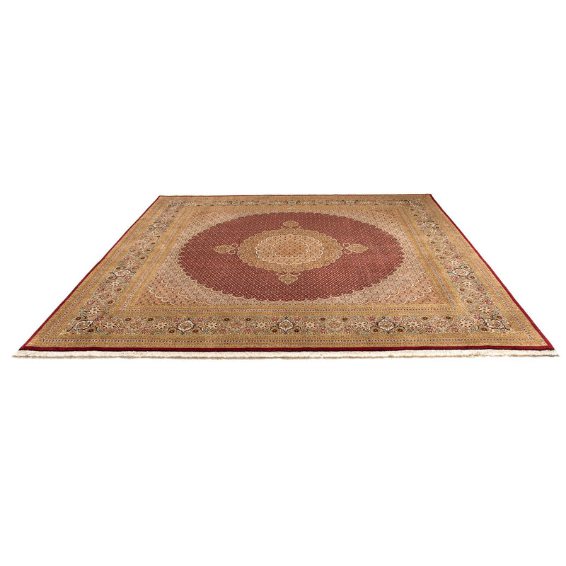 Alfombra persa - Tabriz cuadrado  - 251 x 247 cm - rojo oscuro
