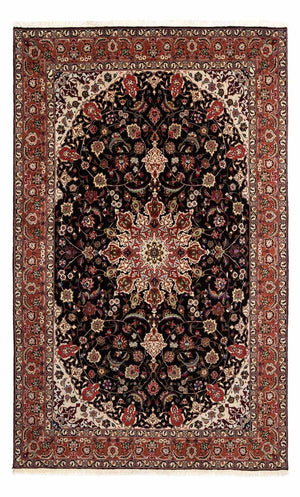 Alfombra Persa - Tabriz - Real - 295 x 200 cm - azul oscuro
