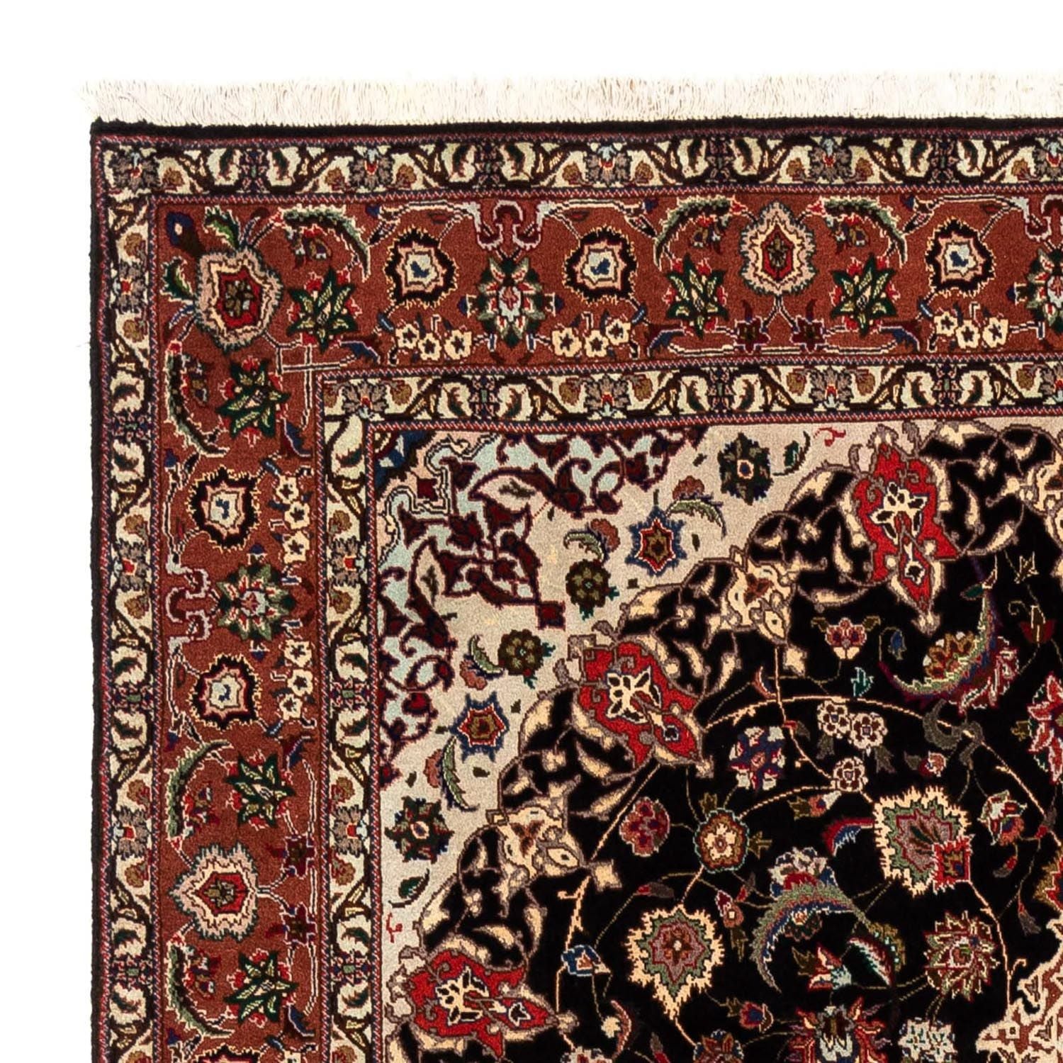 Alfombra Persa - Tabriz - Real - 295 x 200 cm - azul oscuro