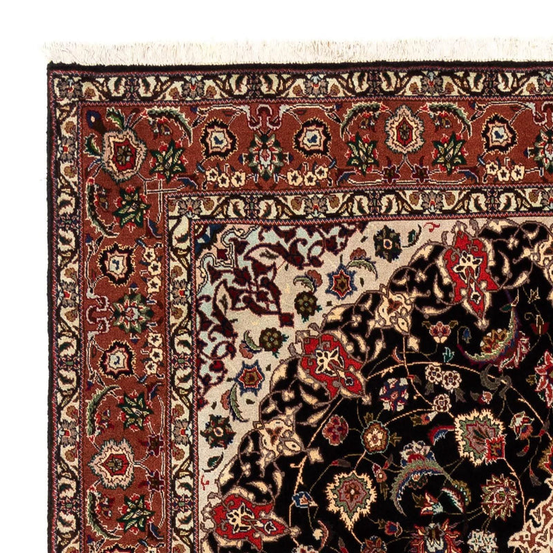 Alfombra Persa - Tabriz - Real - 295 x 200 cm - azul oscuro