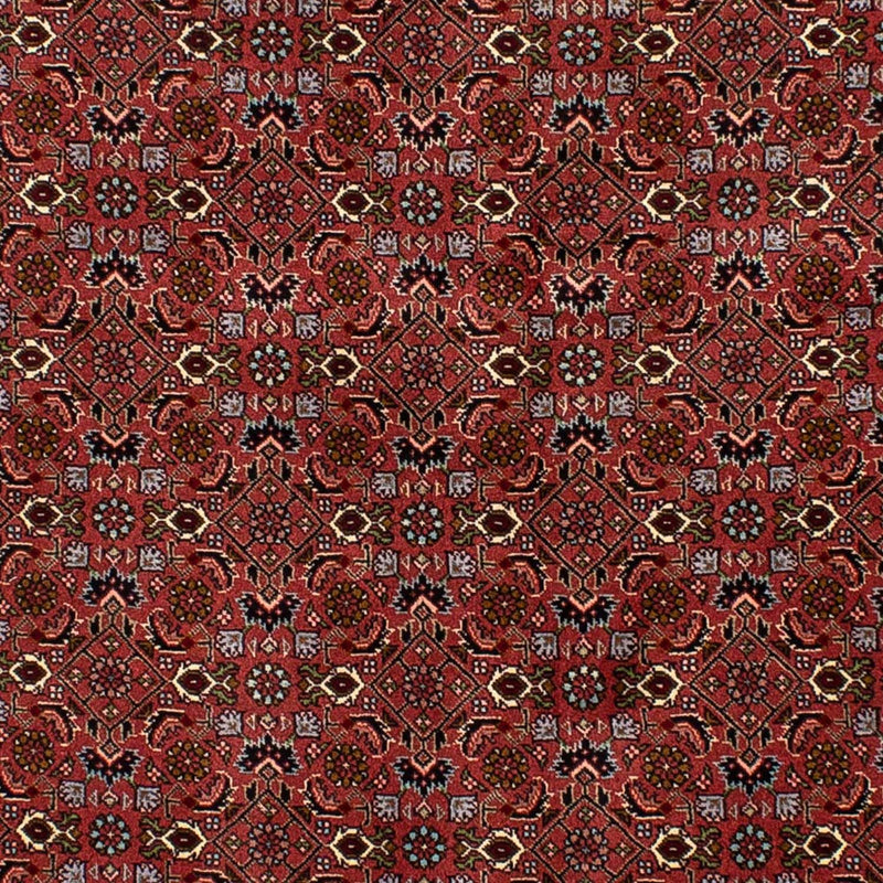 Alfombra persa - Bidjar - 205 x 136 cm - rojo oscuro