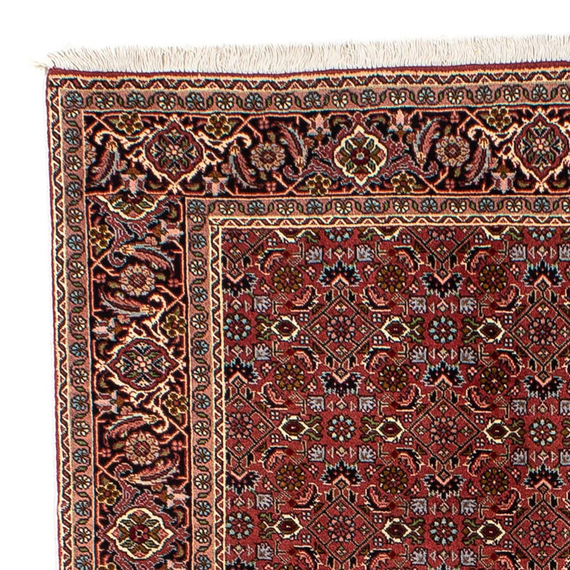 Alfombra persa - Bidjar - 205 x 136 cm - rojo oscuro
