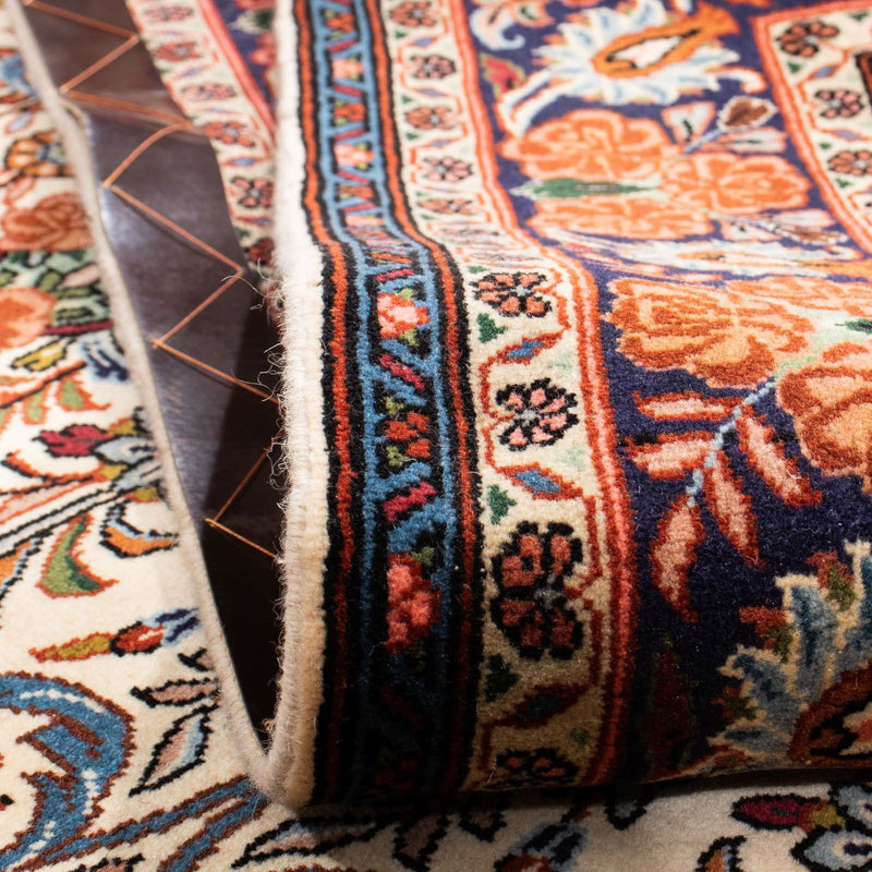 Alfombra persa - Bidjar - 205 x 136 cm - rojo oscuro