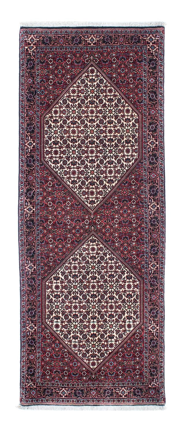 Alfombra de pasillo Alfombra persa - Bidjar - 215 x 80 cm - azul