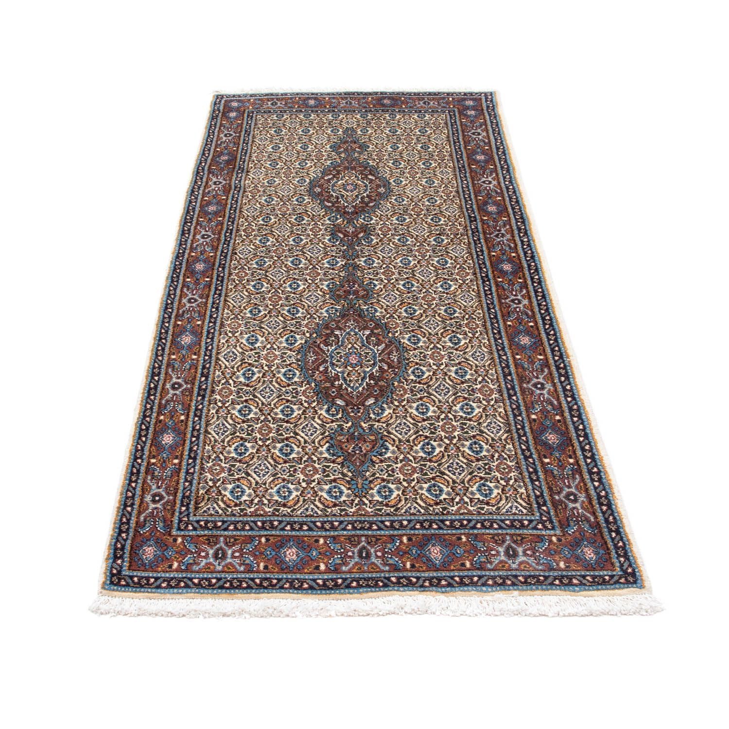 Alfombra de pasillo Alfombra persa - Clásica - 193 x 77 cm - beige