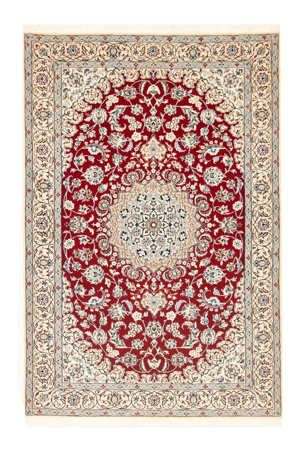 Alfombra Persa - Nain - Prima - 159 x 106 cm - rojo