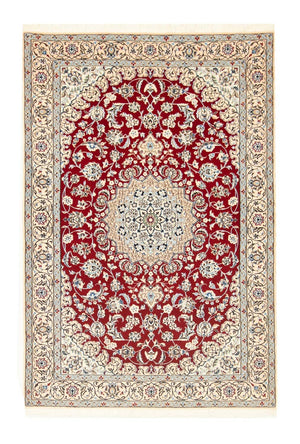 Alfombra Persa - Nain - Prima - 159 x 106 cm - rojo