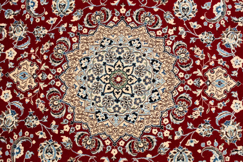 Alfombra Persa - Nain - Prima - 159 x 106 cm - rojo