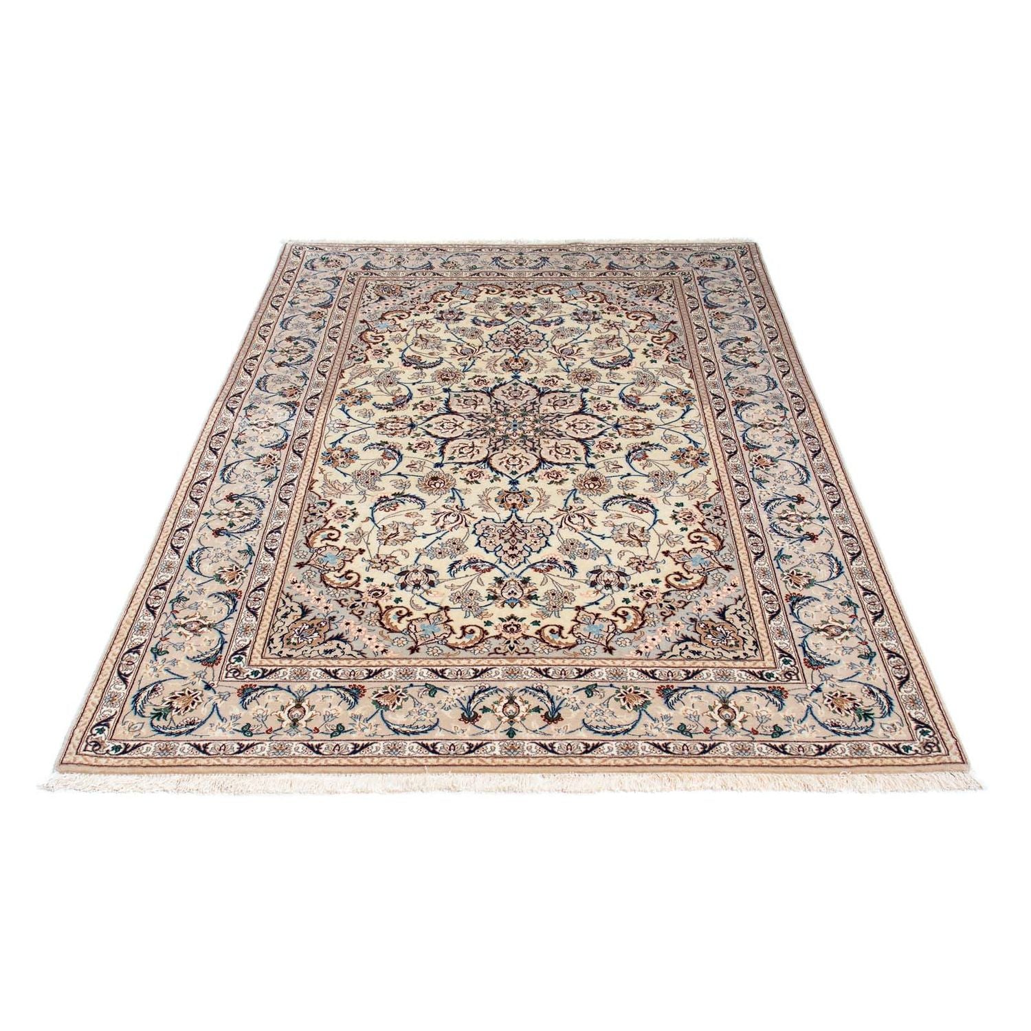 Alfombra Persa - Isfahan - Prima - 205 x 128 cm - beige