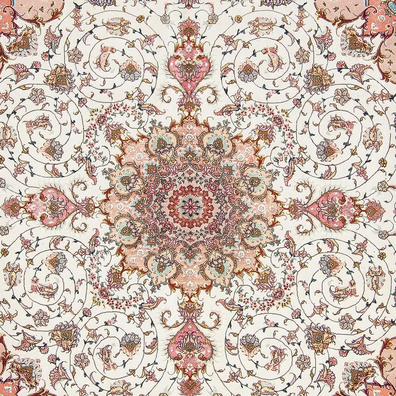Alfombra Persa - Tabriz - Real cuadrado  - 300 x 298 cm - beige