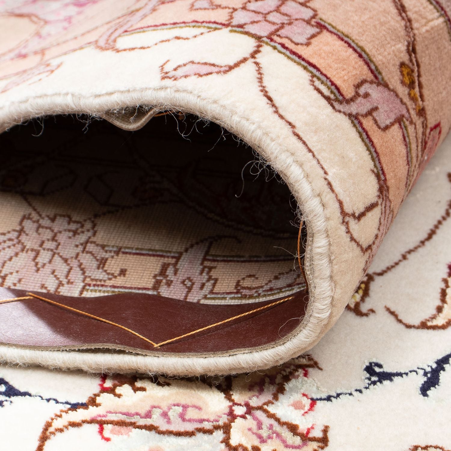 Alfombra Persa - Tabriz - Real cuadrado  - 300 x 298 cm - beige