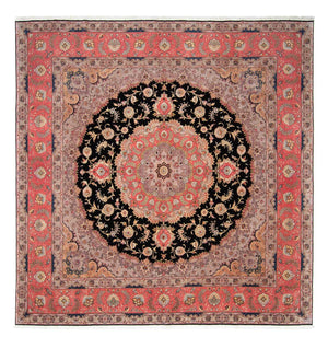 Alfombra Persa - Tabriz - Real cuadrado  - 300 x 290 cm - rojo