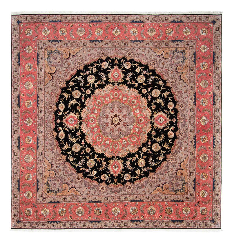 Alfombra Persa - Tabriz - Real cuadrado  - 300 x 290 cm - rojo