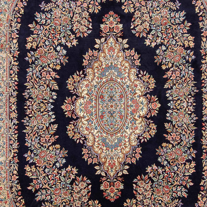 Alfombra persa - Real - 400 x 294 cm - azul oscuro