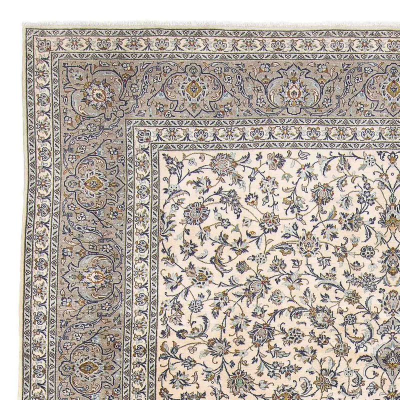Alfombra persa - Keshan - 400 x 300 cm - beige