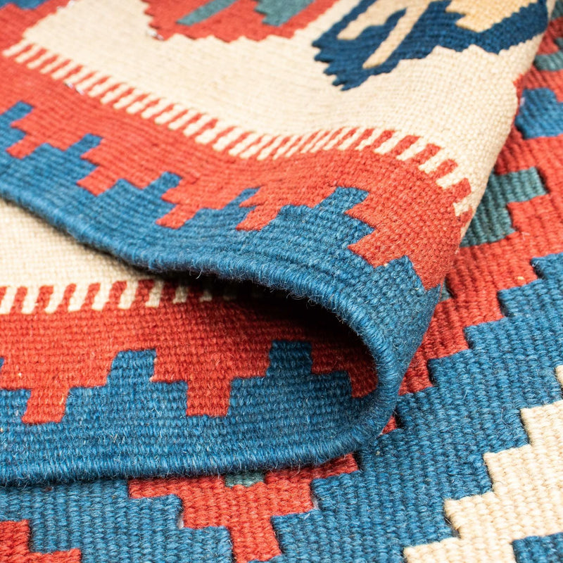 Alfombra Kelim - Oriental - 177 x 122 cm - azul