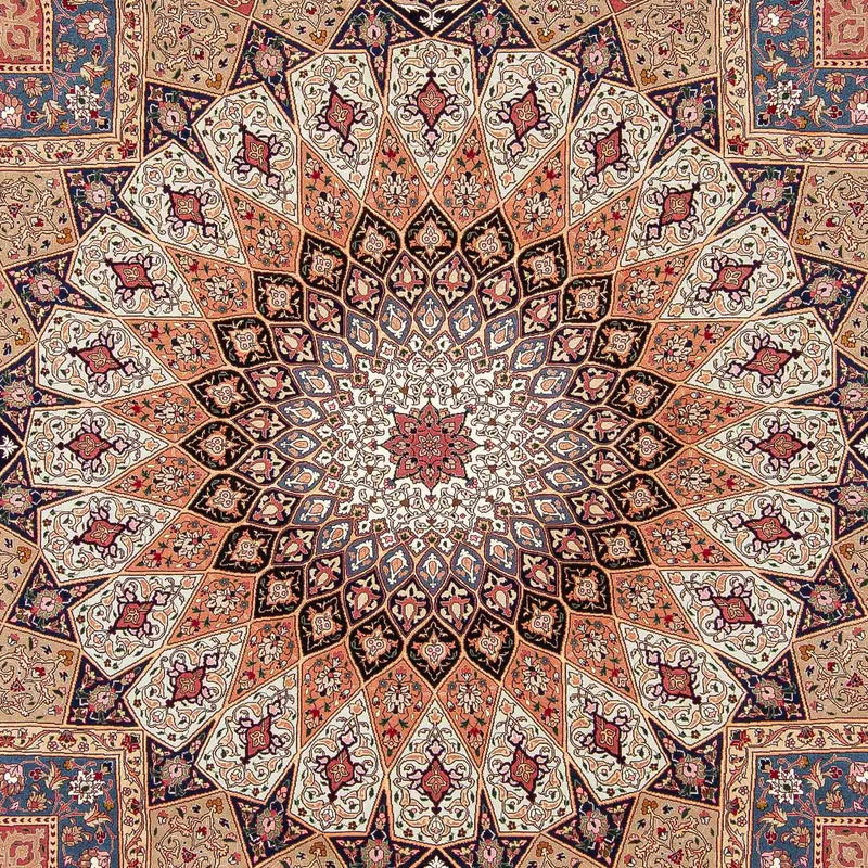 Alfombra Persa - Tabriz - Real - 298 x 254 cm - multicolor