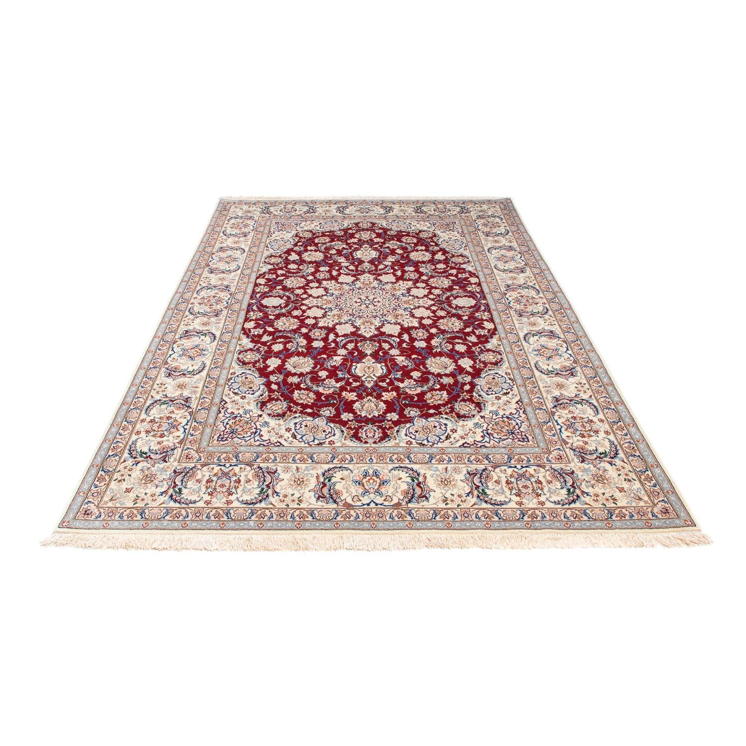Alfombra Persa - Isfahan - Prima - 243 x 157 cm - rojo