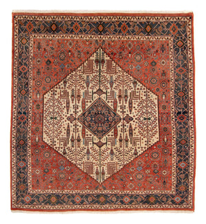 Alfombra Gabbeh - Persa Kashkuli - 258 x 230 cm - óxido