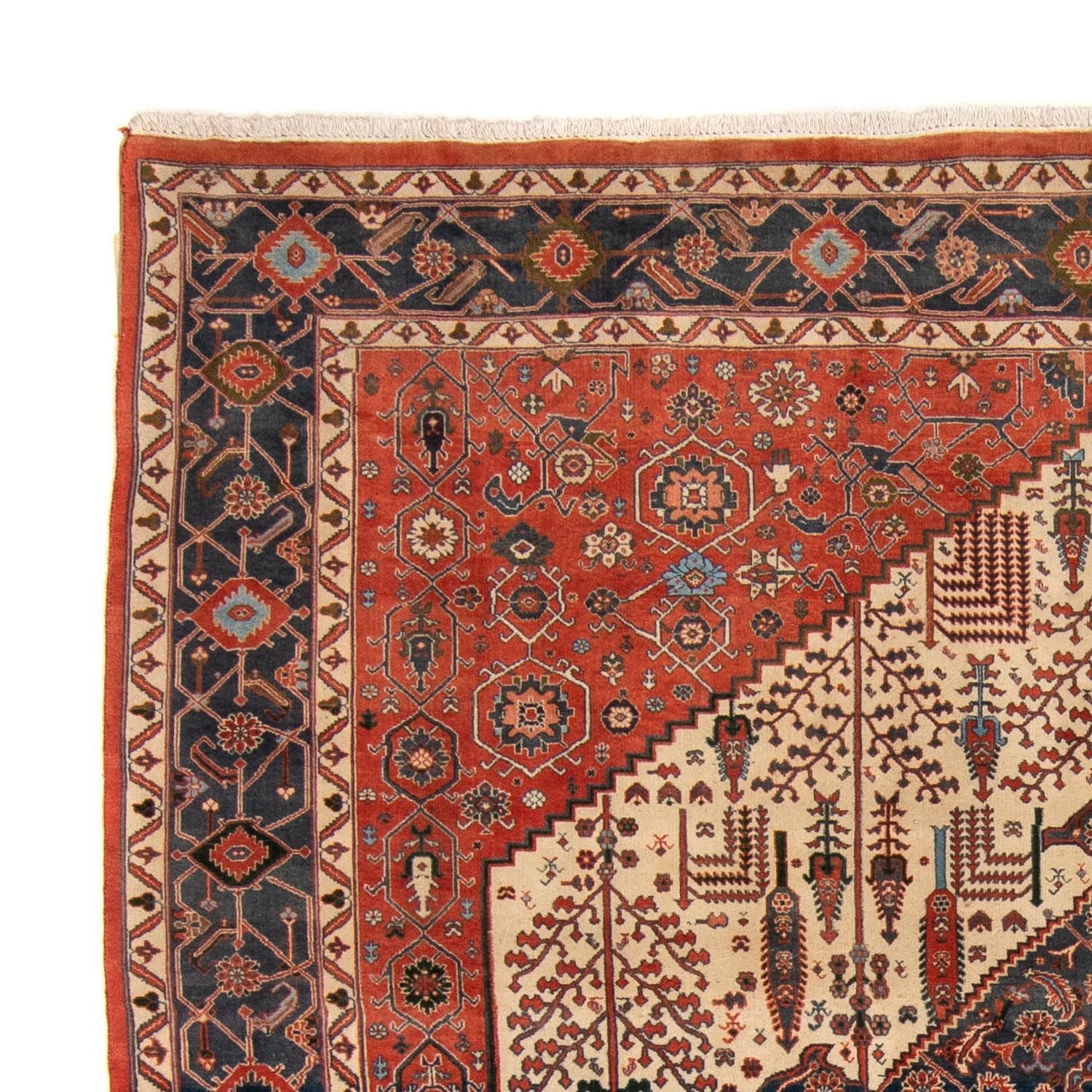 Alfombra Gabbeh - Persa Kashkuli - 258 x 230 cm - óxido