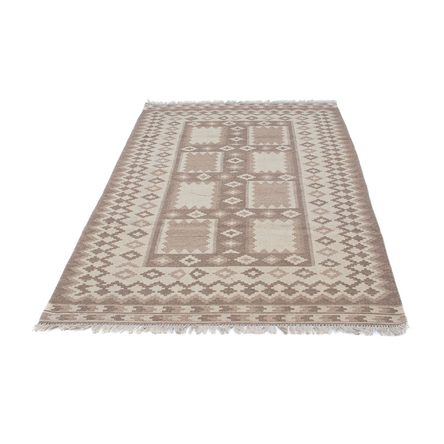 Alfombra Kelim - Oriental - 190 x 120 cm - gris claro