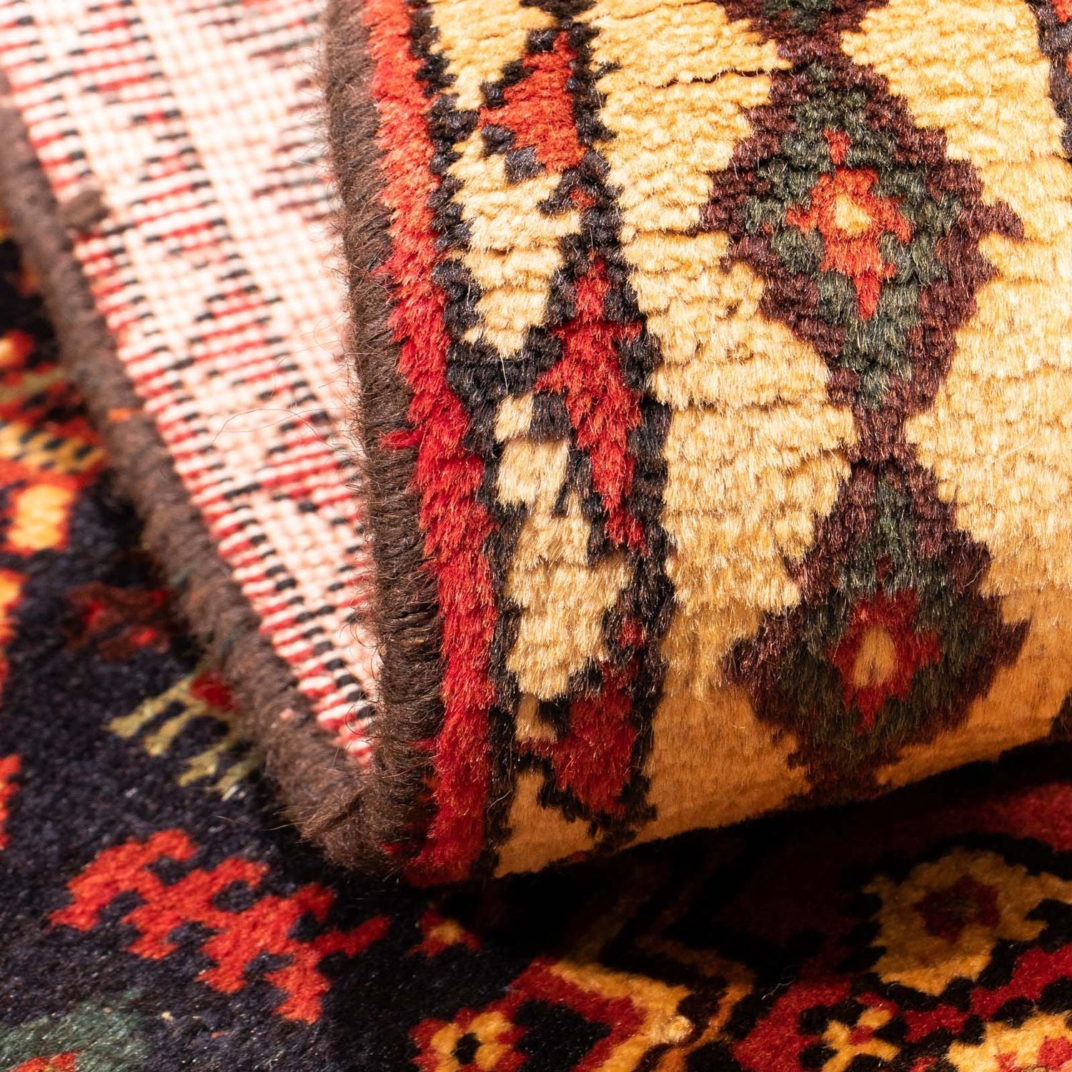 Alfombra persa - Nómada - 144 x 96 cm - rojo