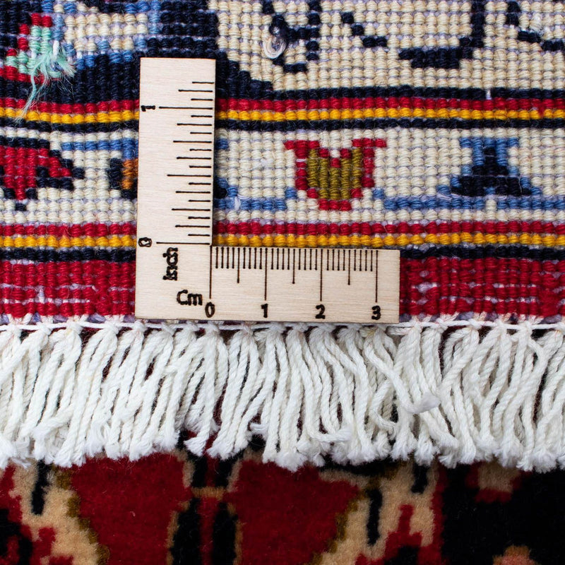 Alfombra persa - Keshan - 129 x 71 cm - rojo oscuro