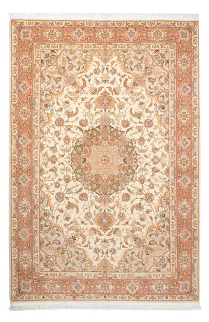 Alfombra Persa - Tabriz - Real - 244 x 168 cm - beige