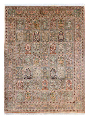 Alfombra de seda - Seda de Cachemira - 336 x 251 cm - multicolor