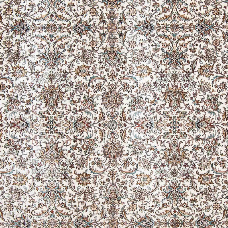 Alfombra de seda - Seda de Cachemira cuadrado  - 246 x 243 cm - beige
