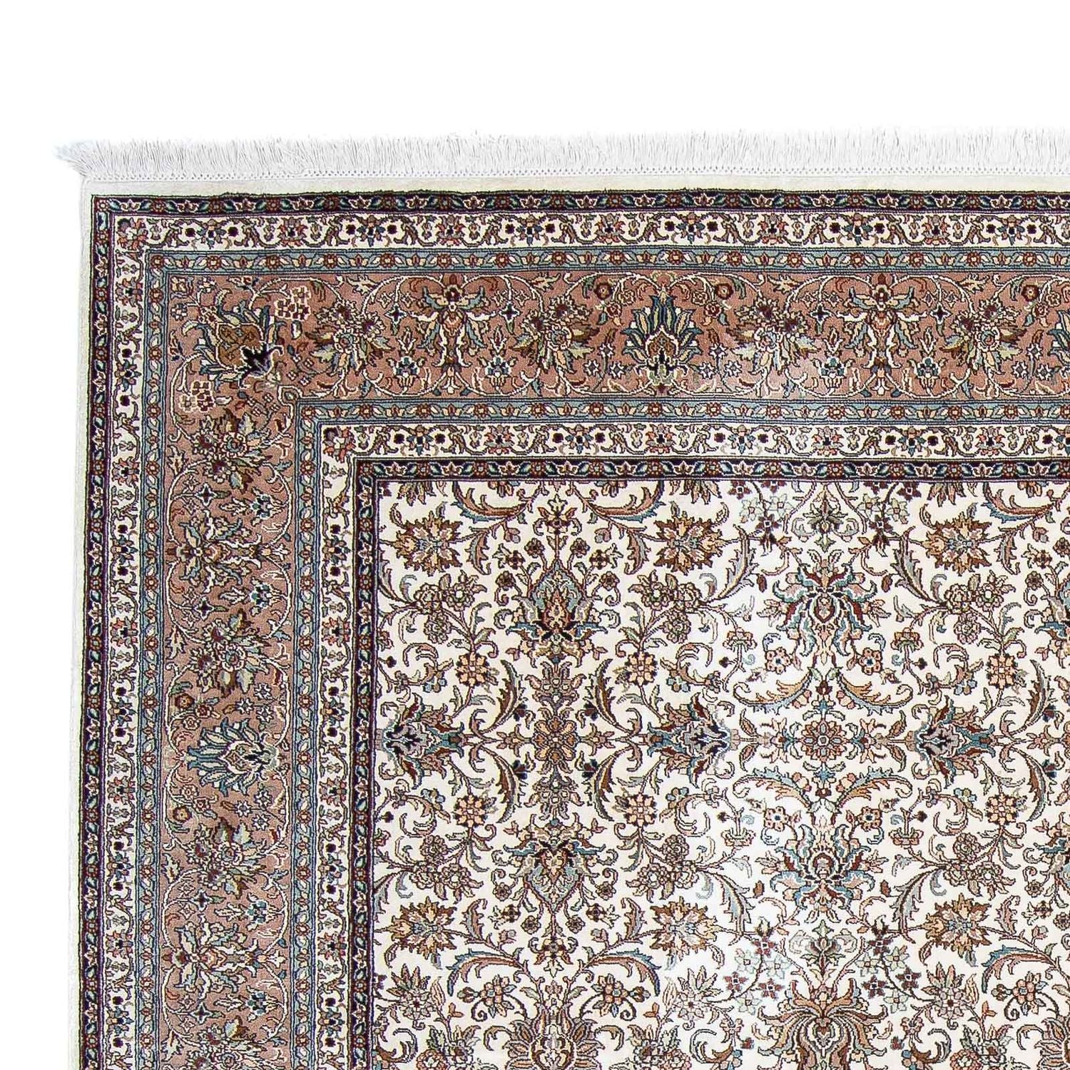Alfombra de seda - Seda de Cachemira cuadrado  - 246 x 243 cm - beige