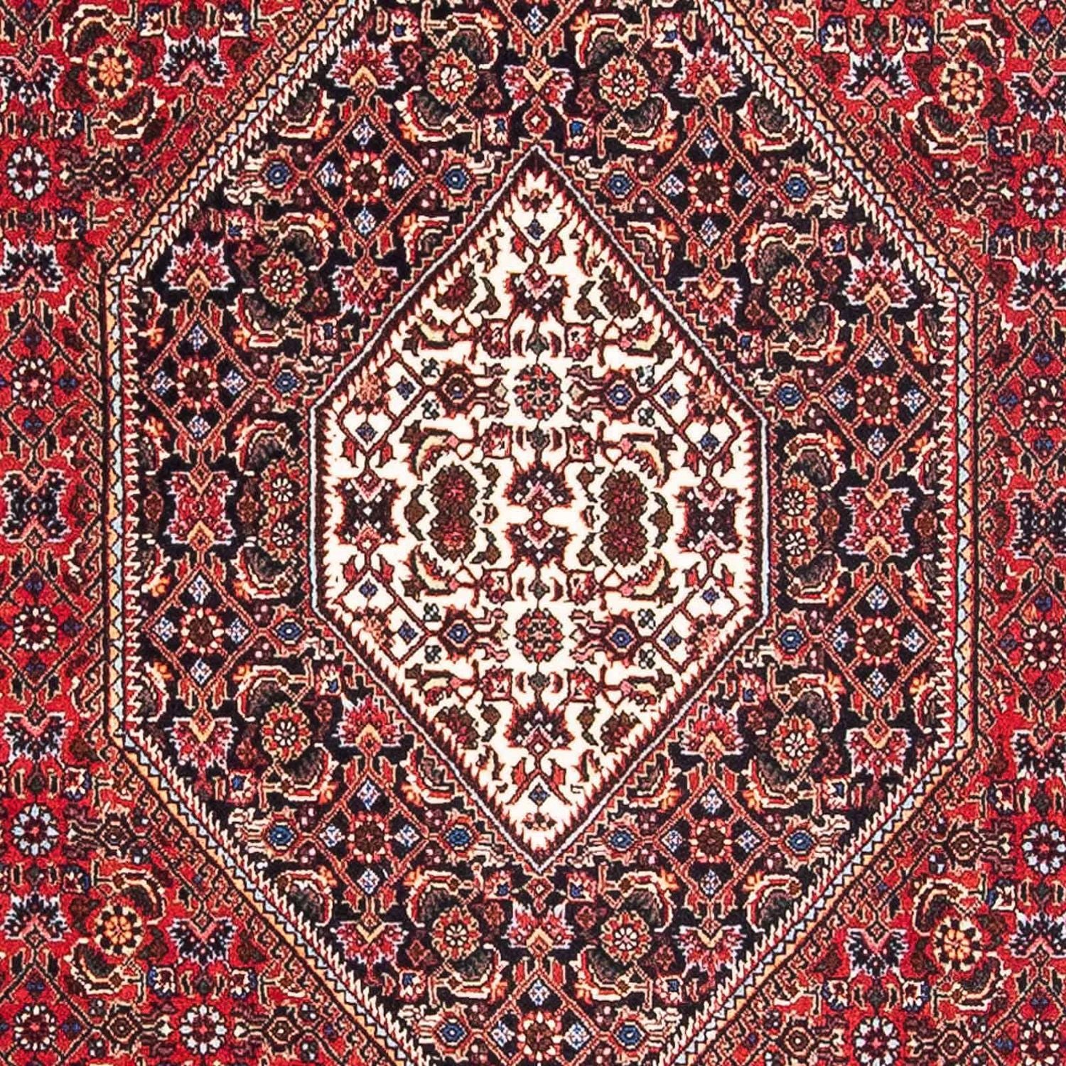 Alfombra persa - Bidjar - 178 x 108 cm - rojo
