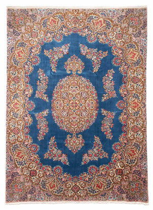 Alfombra persa - Real - 324 x 238 cm - azul oscuro