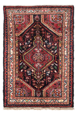 Alfombra persa - Nómada - 127 x 81 cm - azul oscuro