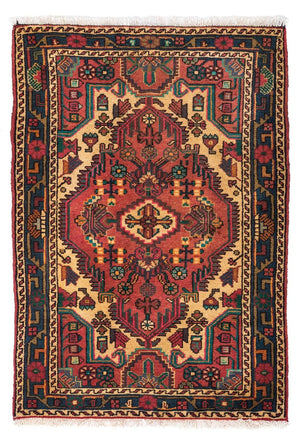 Alfombra persa - Nómada - 130 x 80 cm - rojo