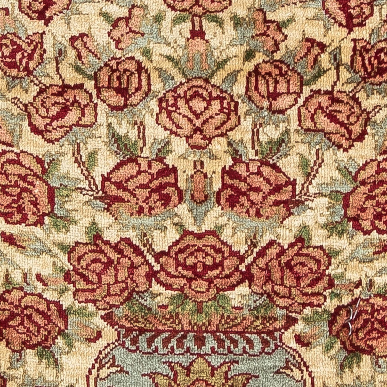 Alfombra de seda - Ghom Seda - Prima - 41 x 31 cm - beige