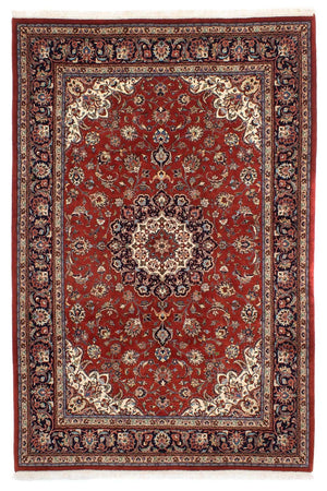 Alfombra persa - Keshan - 291 x 196 cm - rojo oscuro