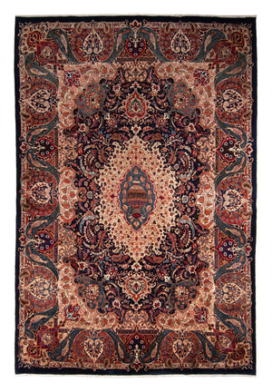 Alfombra persa - Clásica - 369 x 260 cm - azul oscuro