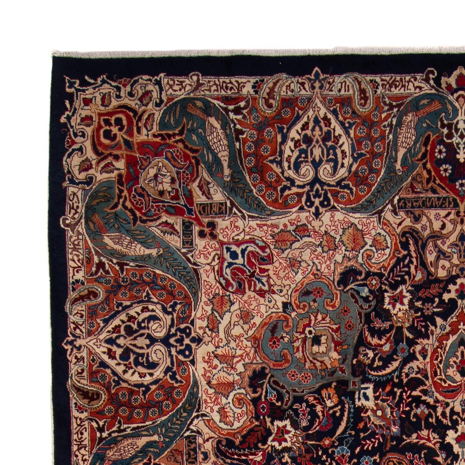 Alfombra persa - Clásica - 369 x 260 cm - azul oscuro